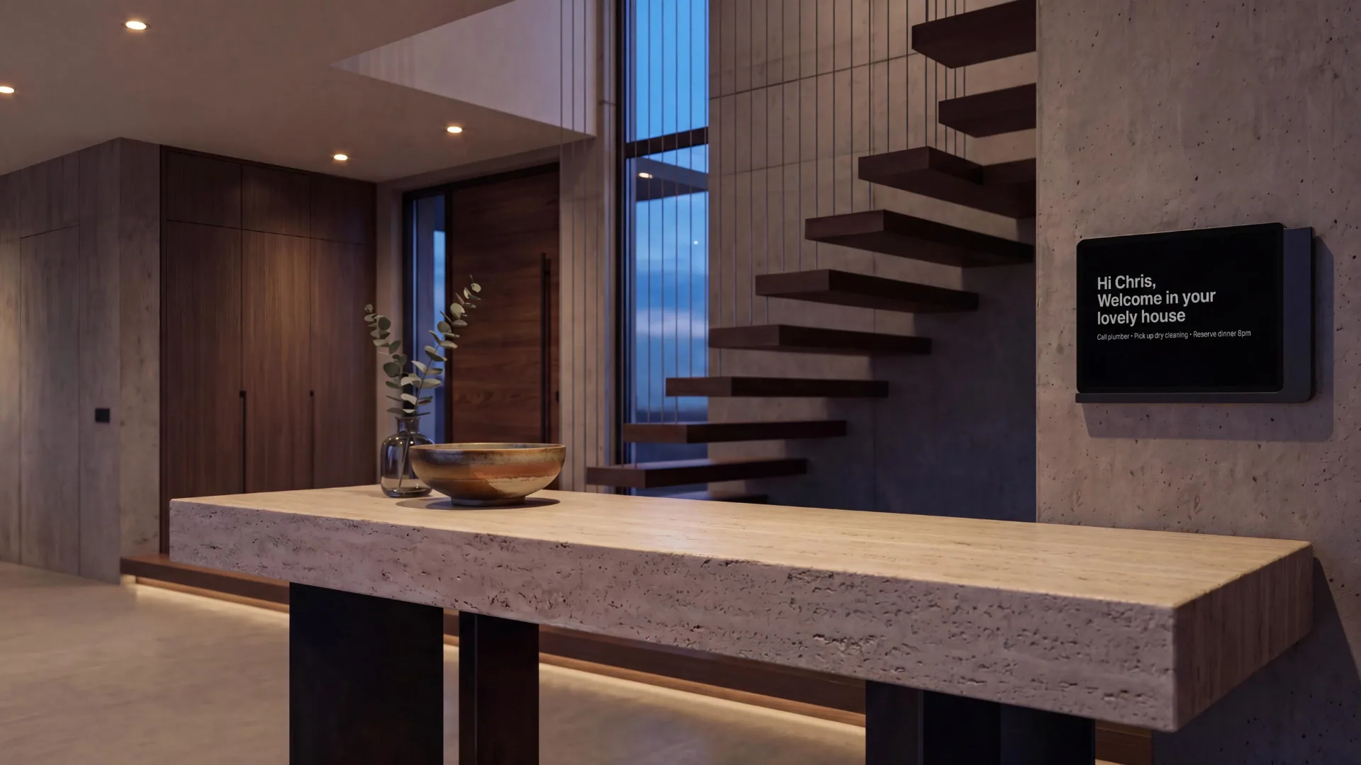 STANDED free — installed in a modern space